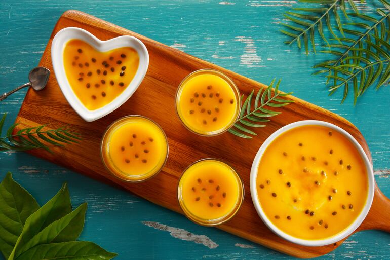 Mousse de mburucuyá.