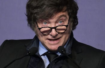 Javier Milei, presidente de Argentina.