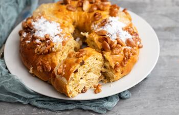 Bolo rei portugués.