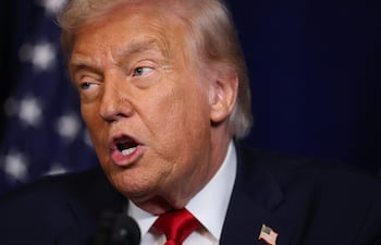 Donald Trump, presidente de los Estados Unidos.