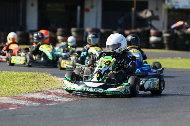 Tiago González comandó todas las acciones en la categoría Cadete.