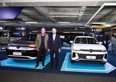 Ricardo y Miguel Carrizosa presentaron el New Tiguan y Tera.