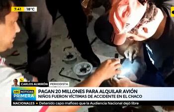 Pagan 20 millones para alquilar avión