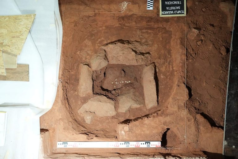 El templo San Buenaventura de Yaguarón fue escenario del hallazgo arqueológico que podría aportar nuevos datos sobre la historia de la construcción colonial.
