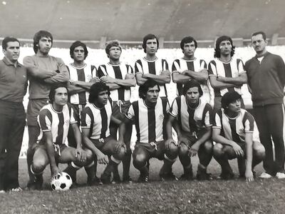 La selección paraguaya de los setenta.