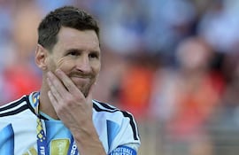 Lionel Messi, capitán de la selección argentina.