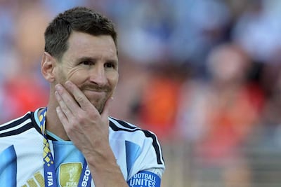 Lionel Messi, capitán de la selección argentina.