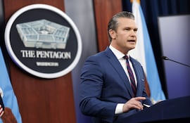 El secretario de Guerra de Estados Unidos, Pete Hegseth