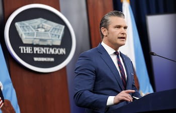 El secretario de Guerra de Estados Unidos, Pete Hegseth