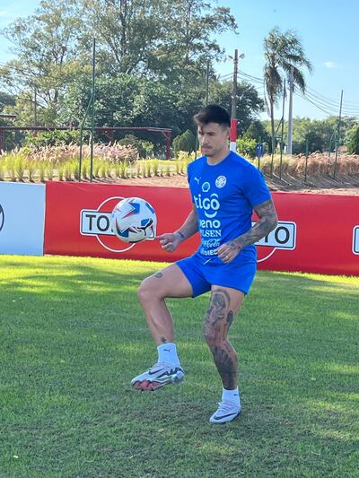 Adam Fernando Bareiro Gamarra (27 años), el delantero al que apostará el técnico Daniel Garnero en el amistoso de hoy.