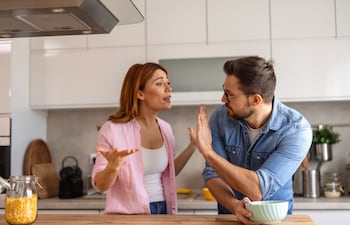 Concepto de estrés en la pareja.