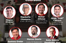 Precandidatos a intendente de Ciudad del Este.