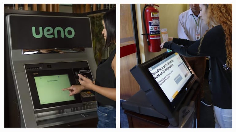 Máquina de UENO y máquina de MSA.