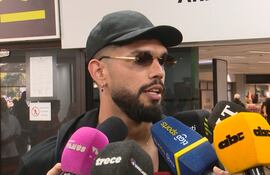 Omar Alderete, futbolista de la selección paraguaya.