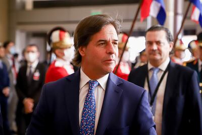 El presidente de Uruguay, Luis Lacalle Pou. (EFE)