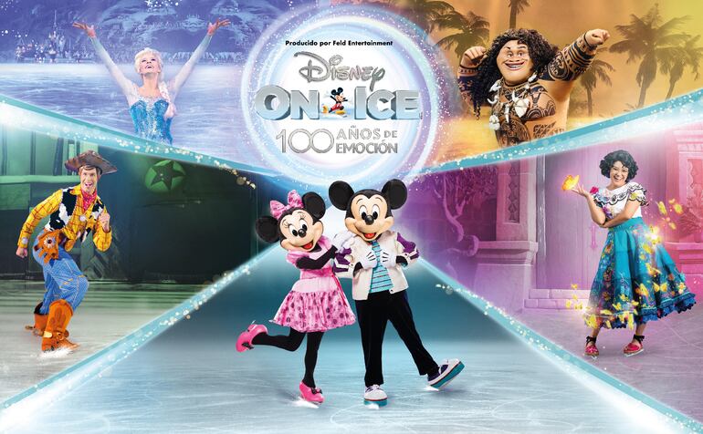 Banco Atlas presenta un espectáculo increíble a sus clientes: "Disney on ice: 100 años de emoción".
