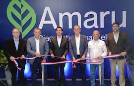 Directivos del Grupo Sarabia y autoridades nacionales inauguraron Amaru, en Ciudad del Este.