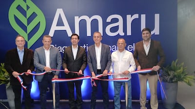 Directivos del Grupo Sarabia y autoridades nacionales inauguraron Amaru, en Ciudad del Este.