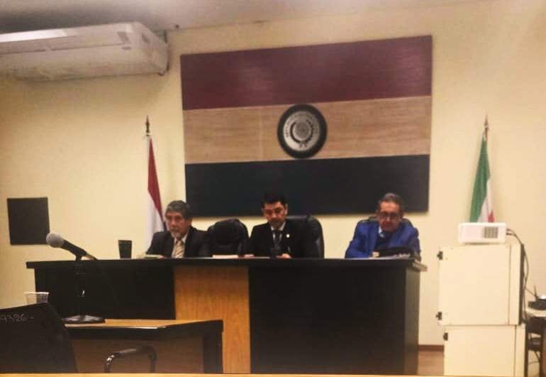 El Tribunal de Sentencia, integrado por los jueces Pedro Nazer (presidente), Antonio Benítez y Hugo Ignacio Ríos