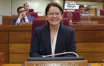 María Cristina Villalba, titular de la Bicameral de Presupuesto.