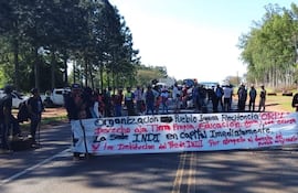 La imagen corresponde la medida realizada esta semana en la zona de Barrio San Pedro, distrito de Guayaybí