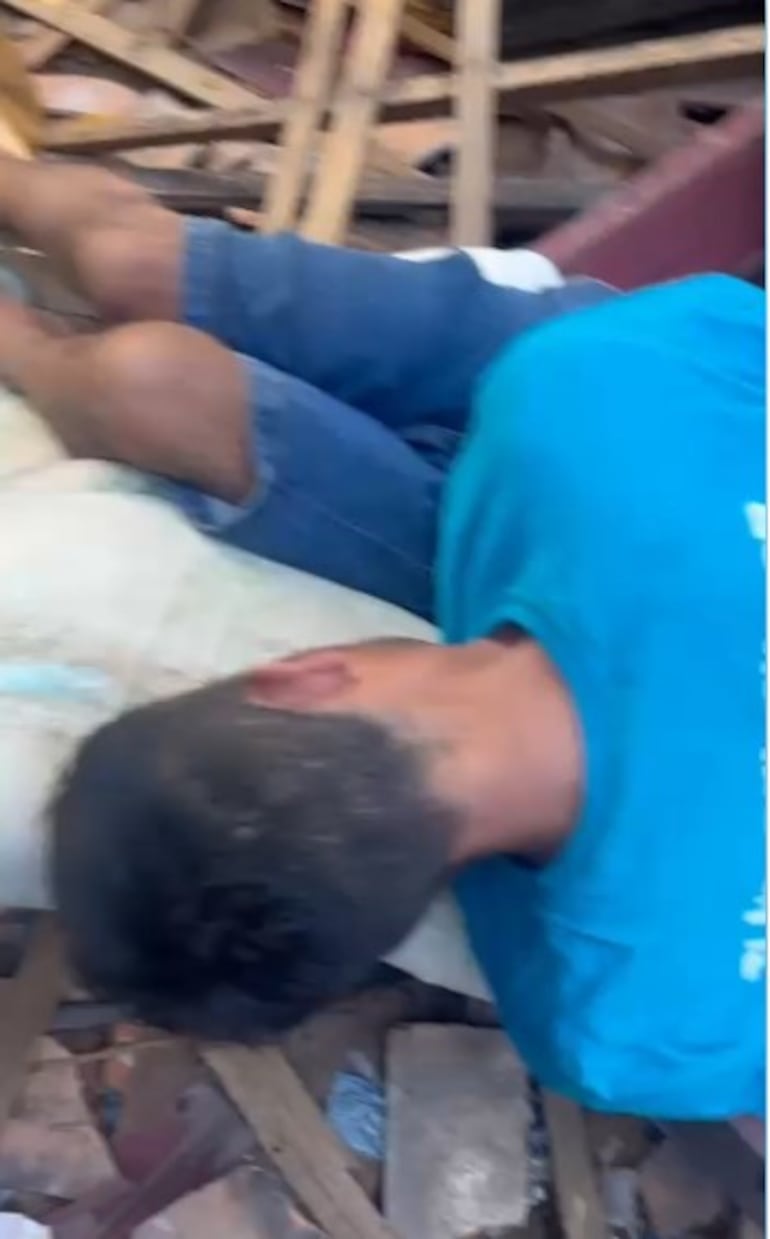 Daniel Orrego Ayala fue encontrado en una casa abandonada, estaba durmiendo abrazado a los objetos robados.