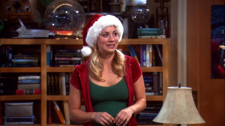 "¡Sí, vino al café! Perdona que la servilleta esté sucia; se limpió la boca con ella", se excusó Penny.