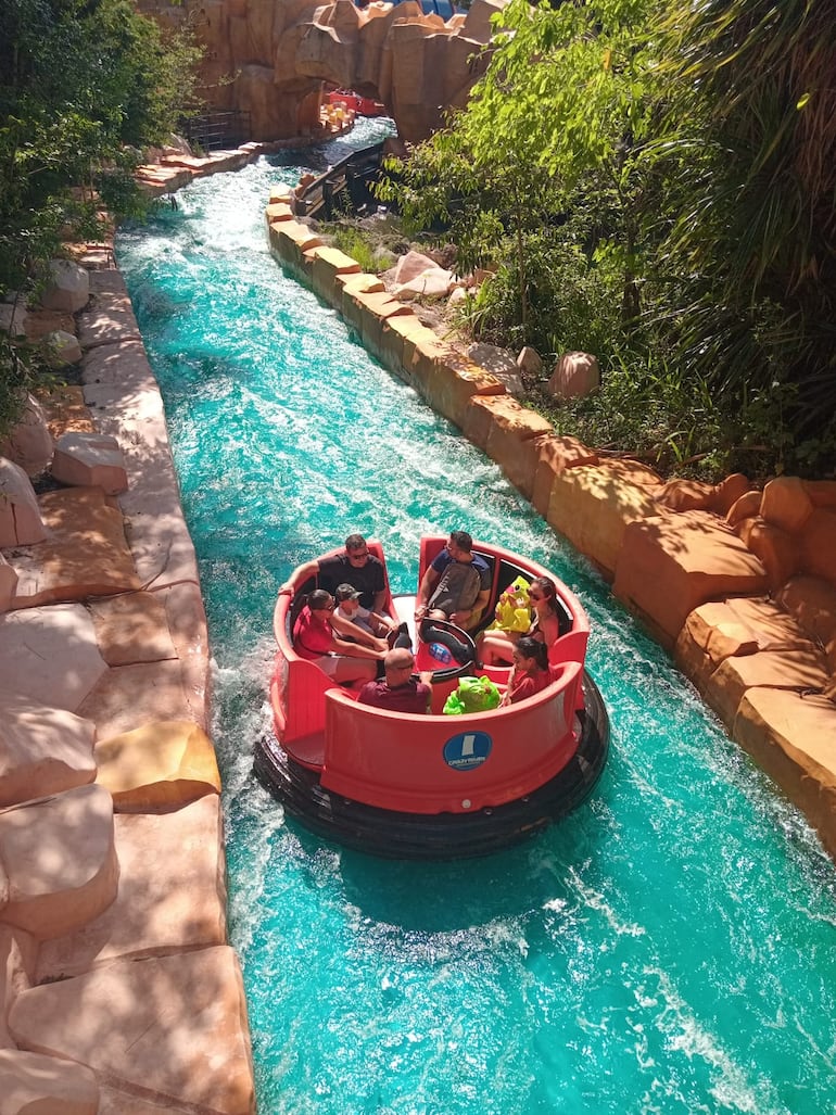 El "Madagascar Crazy River Adventure" es diversión asegurada para todas las edades.