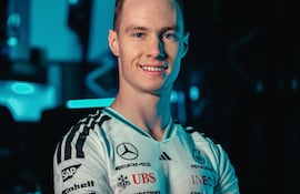 Joshua Duerksen luciendo nuevos colores y diseños, ya con aires de Fórmula 1.