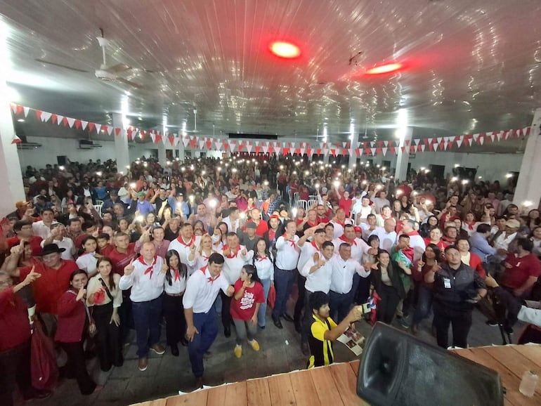 En acto político se realizo lanzamiento de candidatos a cargos municipales de Santa Rosa, Misiones.