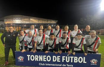 Equipo La Rosca, categoría Master, campeón del Apertura 2025, del CIT.