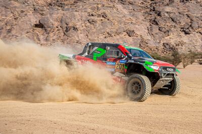 Yazeed Al Rajhi el líder del Dakar