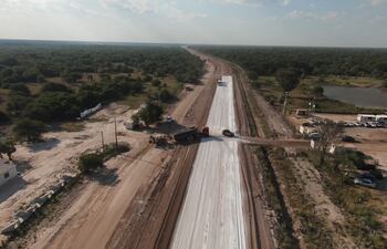 La ruta PY12, una de las obras en ejecución.