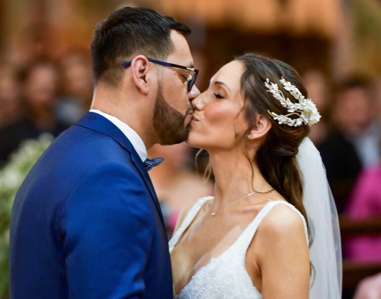 Felices y enamorados Pamela Beatriz y Aníbal Andrés.