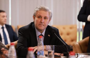 Rafael Filizzola (Senador PDP) en reunión de Mesa Directiva con Líderes de Bancadas