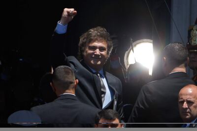 El nuevo presidente de Argentina, Javier Milei.