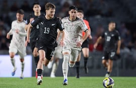 Chile sufrió este lunes una dolorosa caída contra Nueva Zelanda.