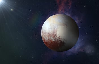 Plutón, planeta enano.