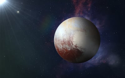 Plutón, planeta enano.