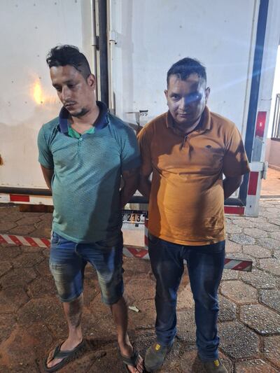 Severo Núñez Portillo, de 38 años, quien era el conductor y su acompañante Mario Mazacote Cubilla.