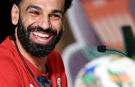 Mohamed Salah está para reaparecer este sábado en el equipo del Liverpool (AFP).