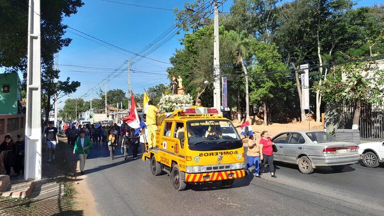 La Imagen de San Antonio de Padua recorrió todas las comunidades.