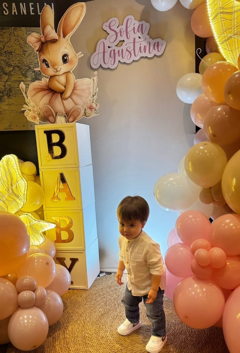 El tierno Mauricio Jesús será el hermanito mayor de Sofía Agustina. (Captura de la historia de Instagram de Daisy Lezcano)