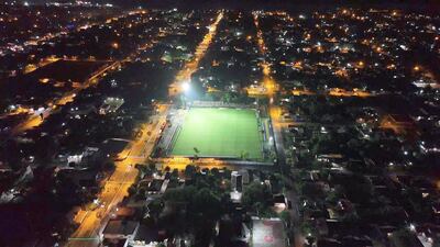 Hermosa gráfica proyectada por el 12 de Junio de su sede, el estadio Facundo Deleón Fossatti, ubicado en Villa Hayes, en suelo chaqueño.