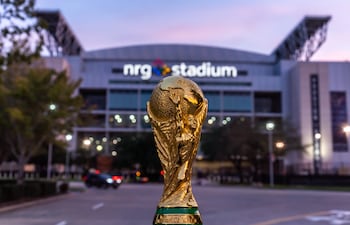 Estadio de NRG en Houston, Texas, una de las sedes de la Copa Mundial de Fútbol FIFA 2026.