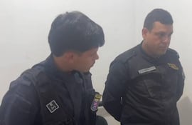 Los dos paraguayos fueron detenidos infraganti cuando intentaban asaltar en Foz de Yguazú.
