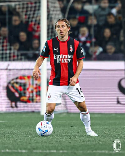 El croata Luka Modric volvió a liderar al Milan al triunfo en la Serie A Italiana.