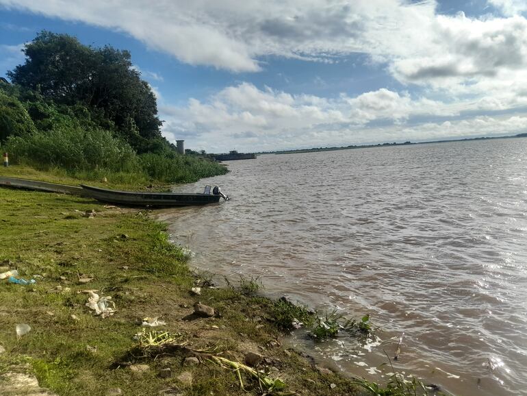 El río Paraguay comienza a tener un leve ascenso de su nivel de agua, esto tras las lluvias que se están registrando en la zona.