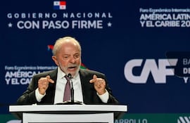 Luiz Inacio Lula da Silva, presidente de Brasil.
