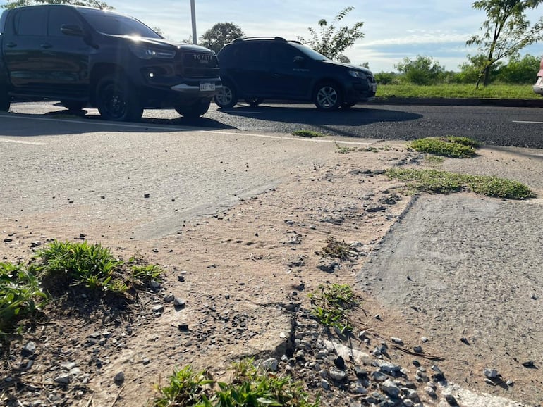 La Bicisenda de la Costanera Norte está seriamente deteriorada.